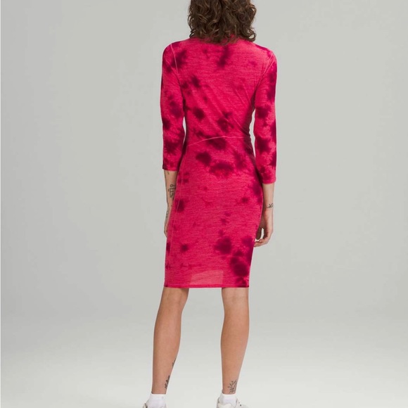 NWT size 8 lululemon wool tie dye dress - Picture 2 of 5